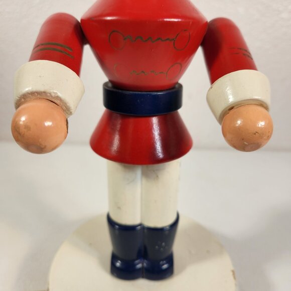 1950's Nursery Kids Baby Lamp Toy Soldier Boy Tested Working Vintage No Shade - Picture 4 of 16